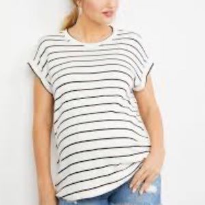 Splendid Striped Maternity Top